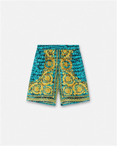 versace giabatte rosse da bambino|versace shorts for kids.